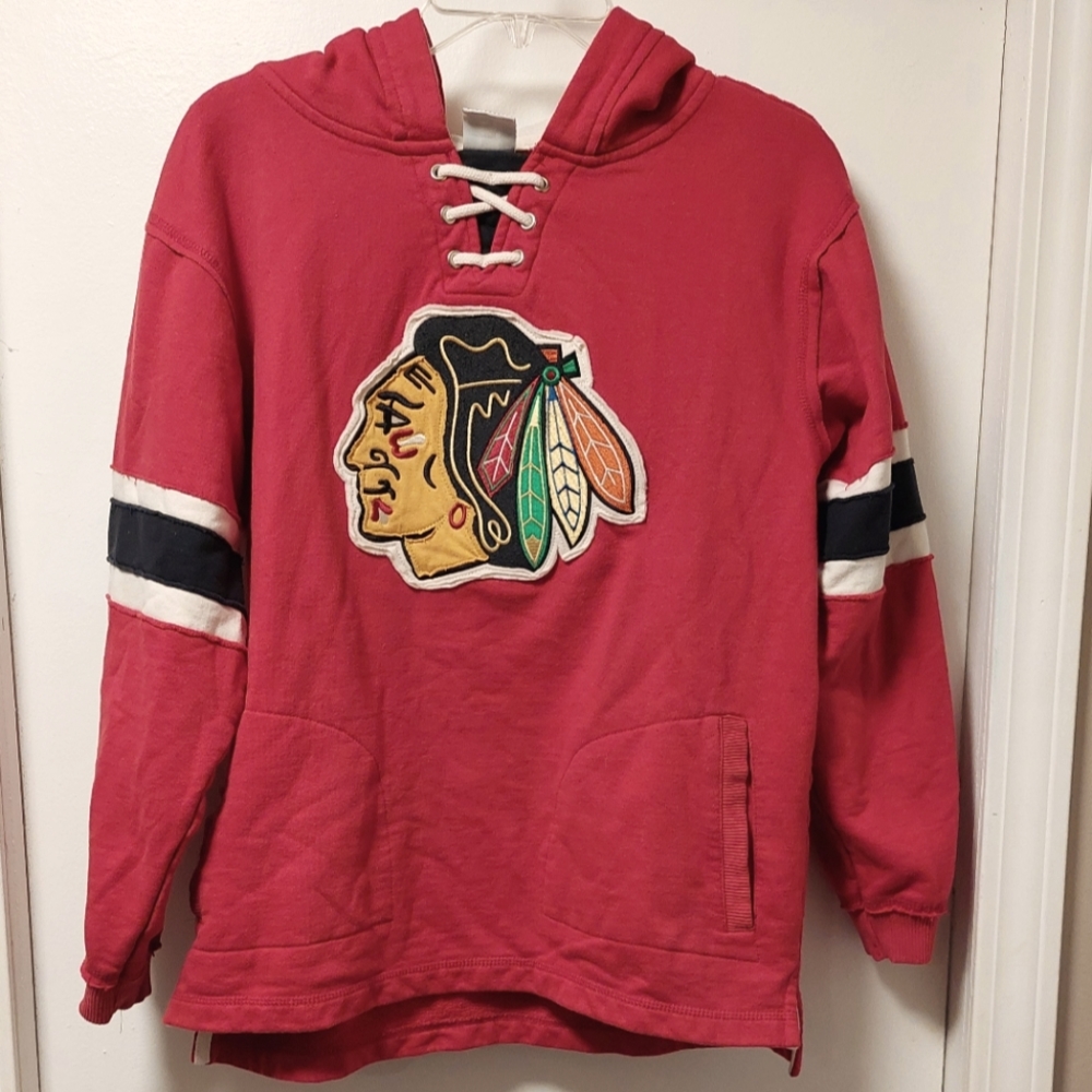CCM NHL Chicago Blackhawks Jersey Hoodie L (14/16)